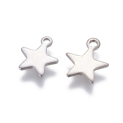 Tarnish Resistant 304 Stainless Steel Charms STAS-G190-27P-A-1