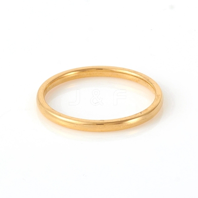 201 Stainless Steel Plain Band Rings RJEW-G107-1.5mm-4-G-1