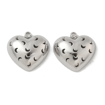 304 Stainless Steel Pendants STAS-D127-03P-1