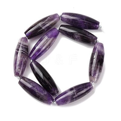 Natura Amethyst Beads Strands G-L654-G15-01-1