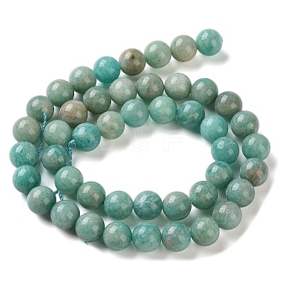 Natural Amazonite Beads Strands G-F602-02-8mm-01-1