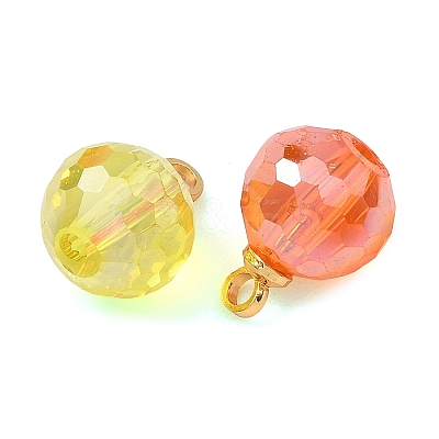 Electroplate Glass Pendants PALLOY-JF05532-05-1