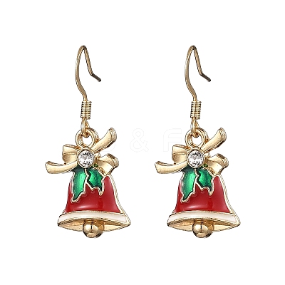 Alloy Enamel Dangle Earrings EJEW-JE06609-1