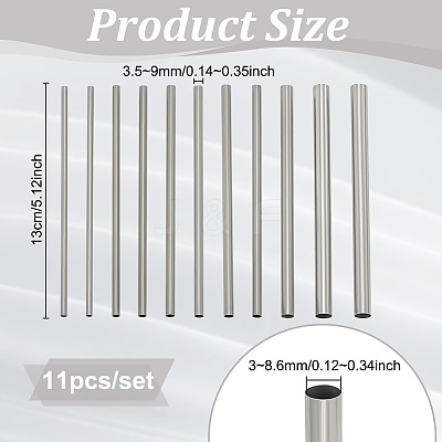 Carbon Steel Rod AJEW-WH0314-904C-1