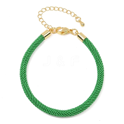 4.5MM Round Nylon Milan Cord Bracelet Making BJEW-I245-01G-39-1