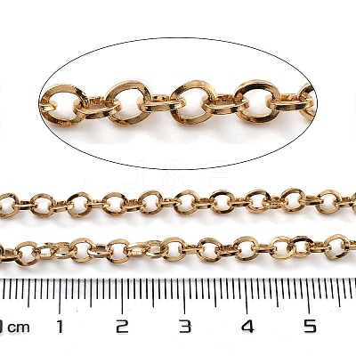 PVD Vacuum Plating 304 Stainless Steel Rolo Chains CHS-H026-08B-G-1