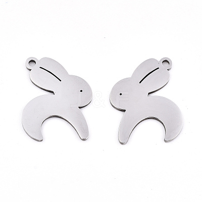 Non-Tarnish 201 Stainless Steel Pendants STAS-S081-018-1