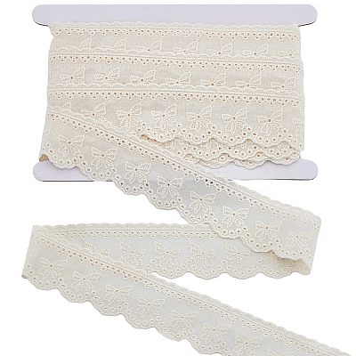8Yards Flat Hollow Polyester Lace Trim OCOR-GF0006-07A-1