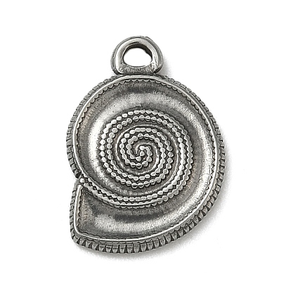 304 Stainless Steel Pendants STAS-P422-01B-P-1