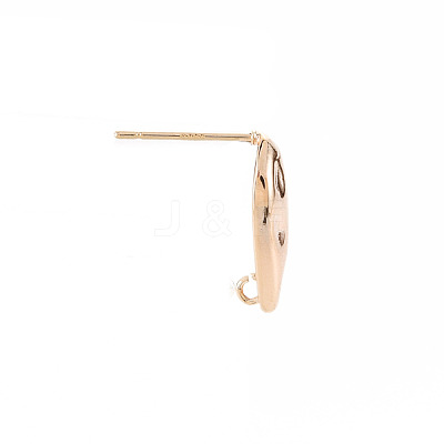 Brass Earring Findings X-KK-S356-441-NF-1