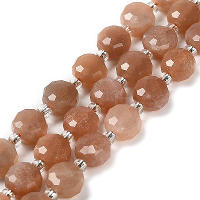 Natural Sunstone Beads Strands G-B153-B14-1