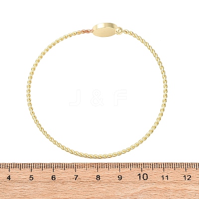 Brass Twisted Ring Cuff Bangle Making FIND-P035-09G-1