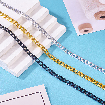 6M 3 Colors Oxidated Aluminium Twisted Chains CHA-YS0001-03-1