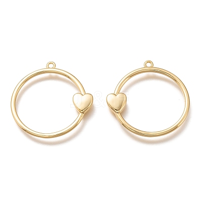 Brass Pendants KK-Z013-01G-1
