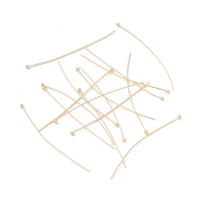 Brass Ball Head Pins KK-WH0058-02D-G02-1