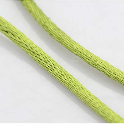 Round Nylon Satin Rattail Cord X-NWIR-O001-A-15-1