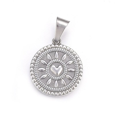 Non-Tarnish 304 Stainless Steel Pendants STAS-P211-28P-1