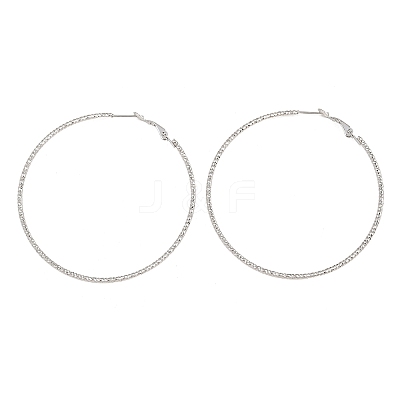 304 Stainless Steel Big Hoop Earrings with 316 Surgical Stainless Steel Pins for Women SA-CBAB549-01P-1