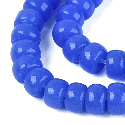 Imitation Jade Glass Beads Strands GLAA-NH0002-A01-B05-1