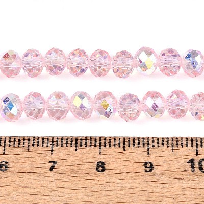 Transparent Glass Beads Strands X-EGLA-N016-6mm-04-1