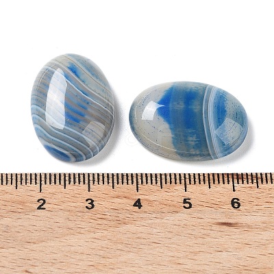 Natural Striped Agate/Banded Agate Cabochons G-H296--01D-05-1