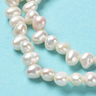 Natural Cultured Freshwater Pearl Beads Strands PEAR-J007-66-1