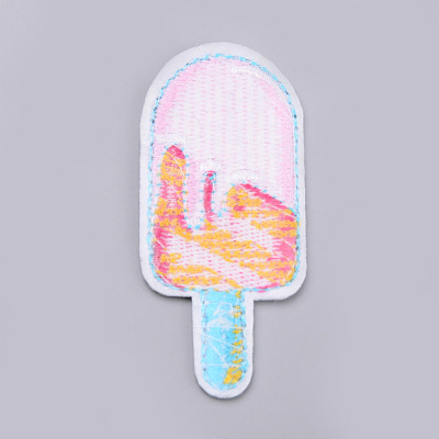 Computerized Embroidery Cloth Iron On/Sew On Patches AJEW-S067-068-1