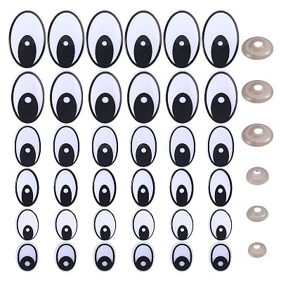 Plastic/Resin Craft Doll Eyes DIY-GL0005-64A-1