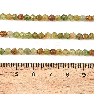 Natural Green Tourmaline Beads Strands G-Z106-A07-4mm-1