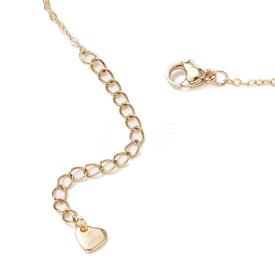 304 Stainless Steel Bar Link Triangle Mesh Toe Ring Anklets for Women AJEW-AN00664-1