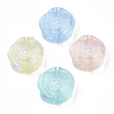Transparent Acrylic Beads OACR-S028-138-1