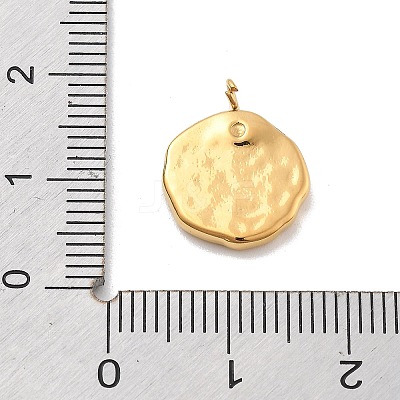 304 Stainless Steel Rhinestone Pendants STAS-M092-04G-1
