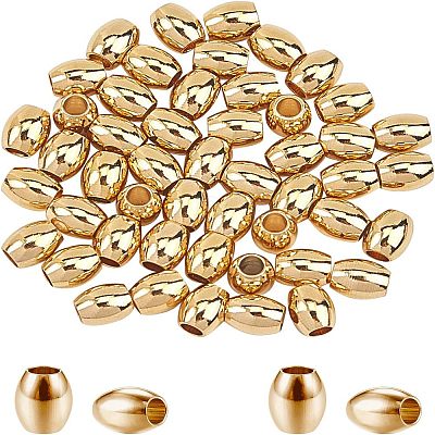 304 Stainless Steel Beads STAS-UN0005-06G-1