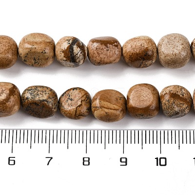 Natural Picture Jasper Beads Strands G-G146-A01-02-1