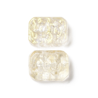 Transparent Spray Painted Glass Beads X-GLAA-I050-08A-1