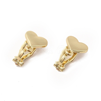 Alloy Clip-on Earring Findings PALLOY-M208-01G-1