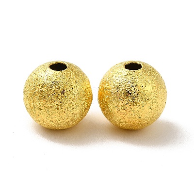 Brass Textured Beads EC225-G-1