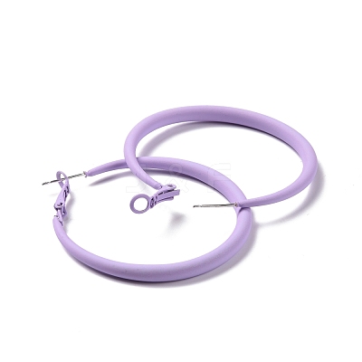 Alloy Big Hoop Earrings EJEW-M201-01A-1