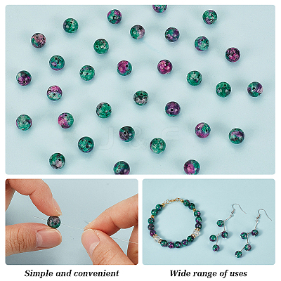 Natural Ruby in Zoisite Beads Strands G-OC0001-15-1