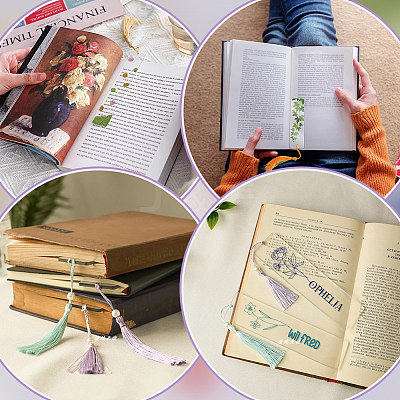 DIY Mixed Pattern Plastic Bookmarks Making Kits DIY-PH0030-21-1