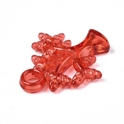 Transparent Acrylic Pendants TACR-S149-26-1