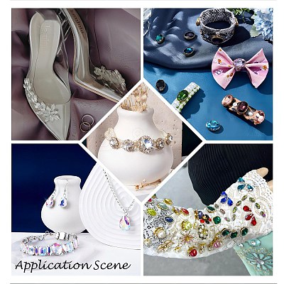 Sew on Rhinestone GLAA-N048-001B-08-1