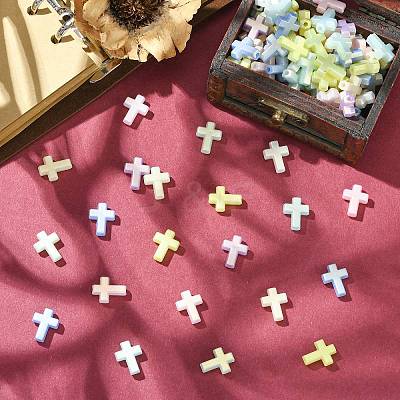 Opaque Acrylic Beads SACR-CJC0001-34-1-1