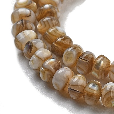 Natural Freshwater Shell Beads Strands BSHE-G038-05-1