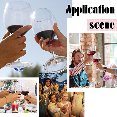 DIY Dragonfly Wine Glass Charms Making Kit DIY-UN0004-68-1