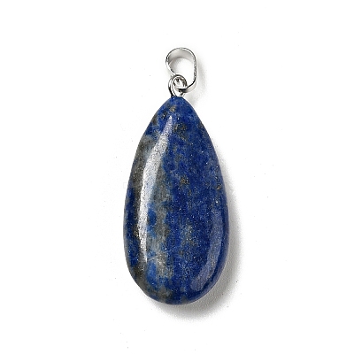 Natural Dyed Lapis Lazuli Pendants G-P474-01P-05-1-1