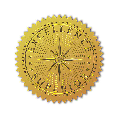 Plastic Self Adhesive Gold Foil Embossed Stickers DIY-WH0211-386-1