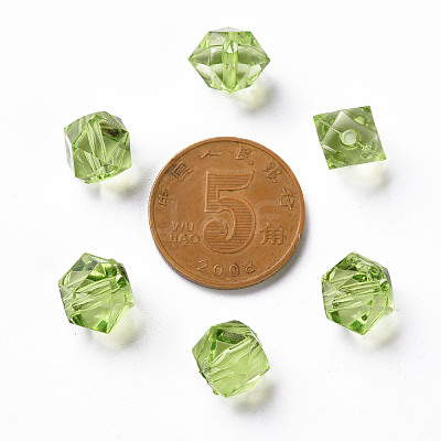 Transparent Acrylic Beads TACR-S154-15B-83-1