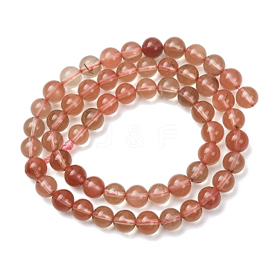 Natural Andesine Feldspar Beads Strands GG-CBA0251-A01-7mm-1
