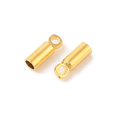 Brass Cord Ends KK-F768-04G-1
